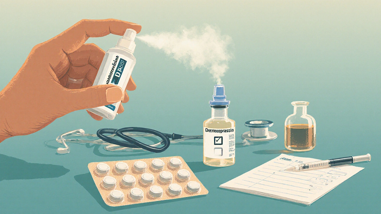 Common Hormone Replacement Options for Central DI