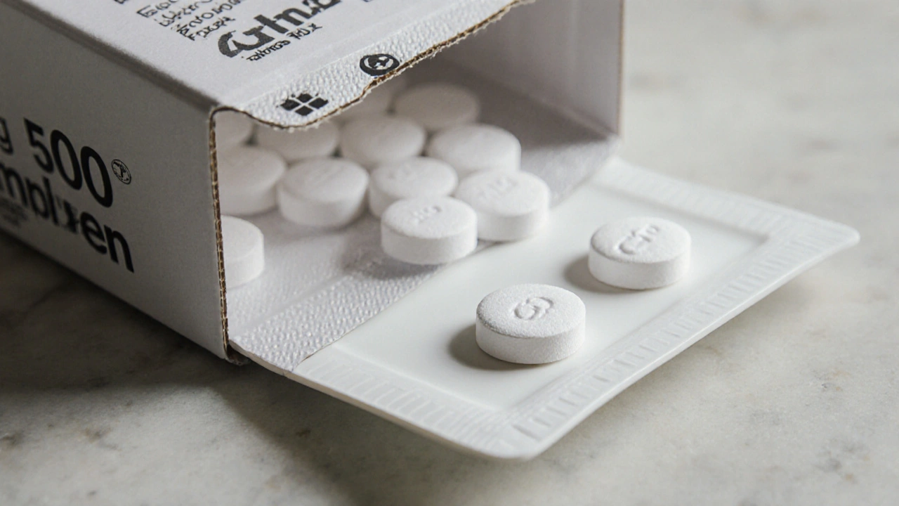 Unopened delivery box with seal and tablets displayed for inspection.