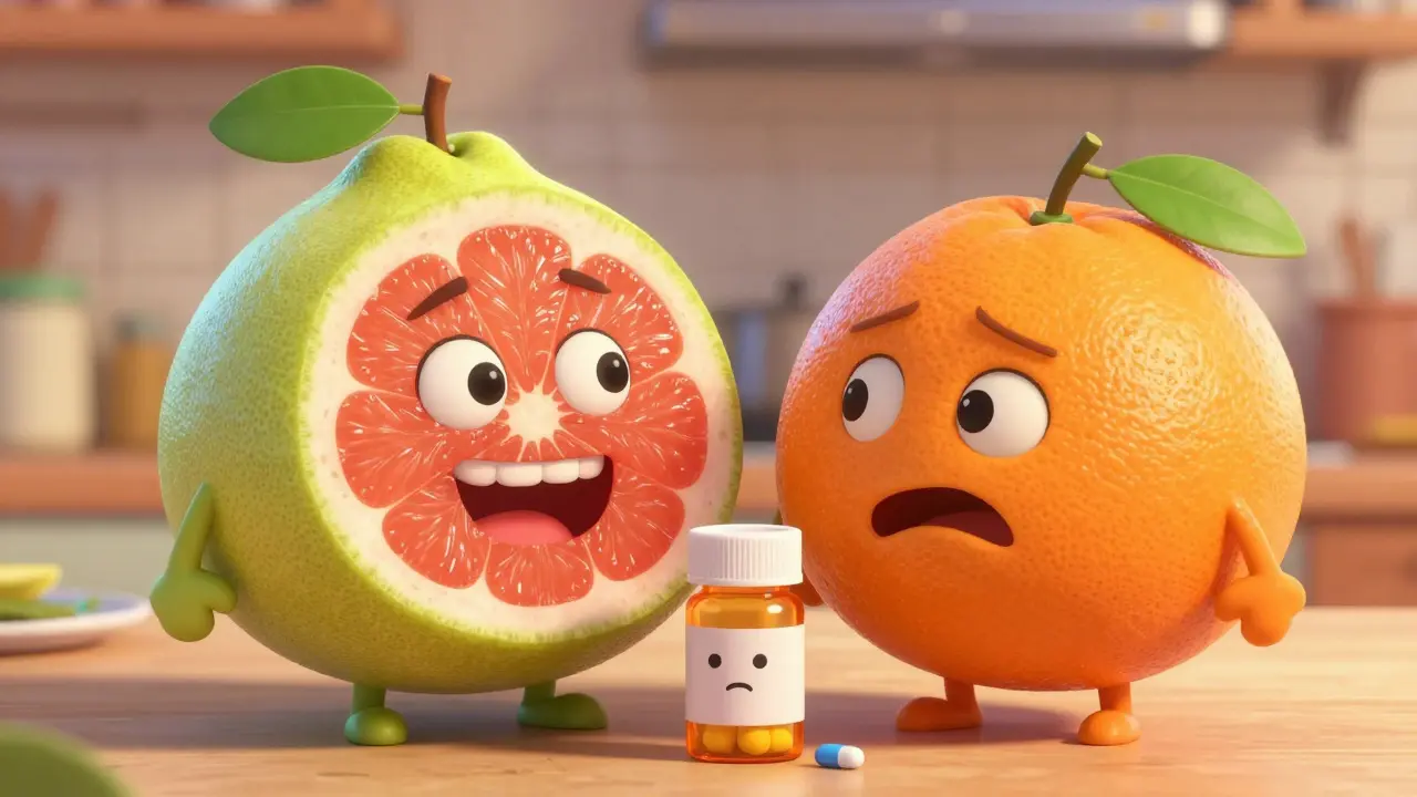 Pomelo and Seville Orange Drug Interactions: Risks Beyond Grapefruit